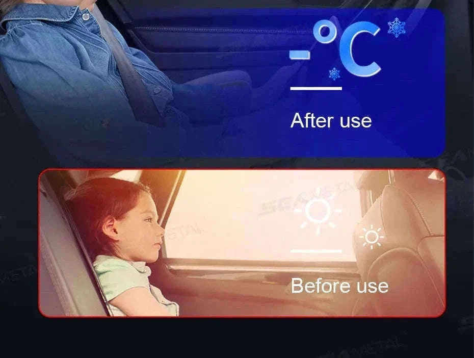 2-Piece Car Side Window Sun Shade-Front 2Pcs