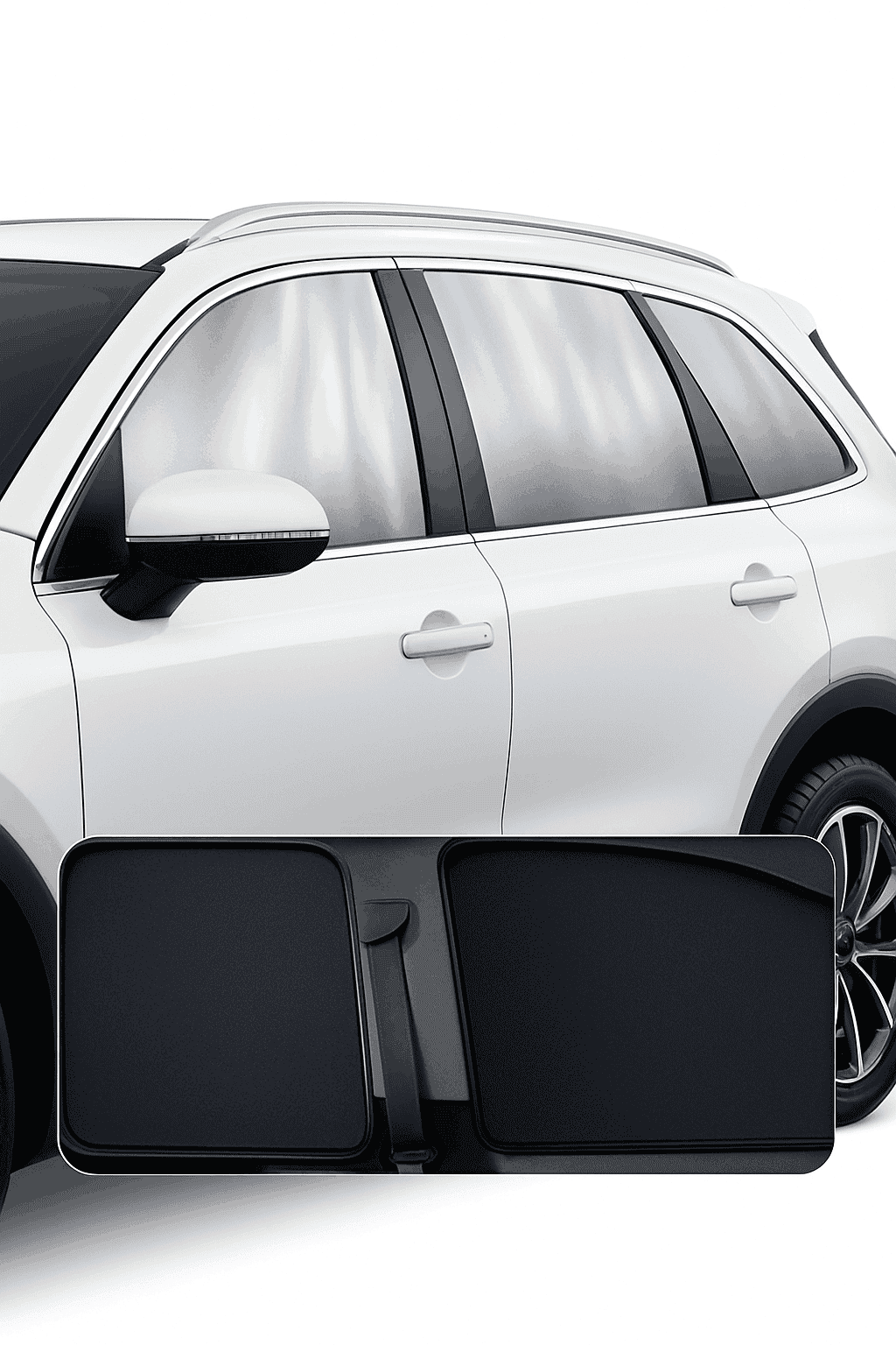 2-Piece Car Side Window Sun Shade-Front 2Pcs