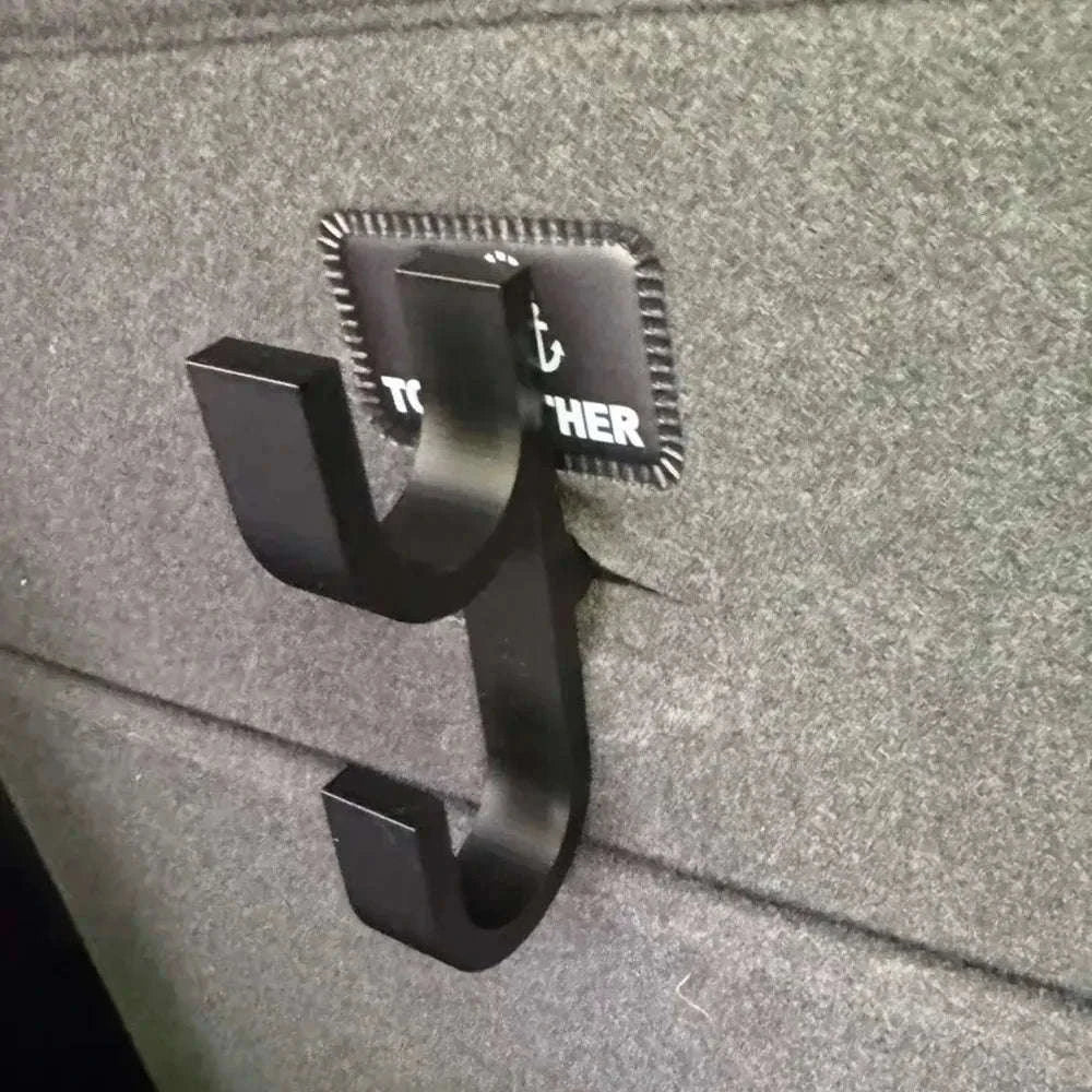 2-Piece Car Umbrella Hooks for Trunk or Seat Back-2Pcs Double Hook