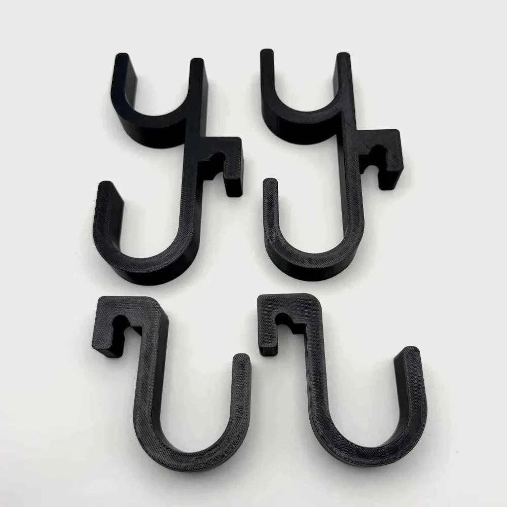 2-Piece Car Umbrella Hooks for Trunk or Seat Back-2Pcs Double Hook