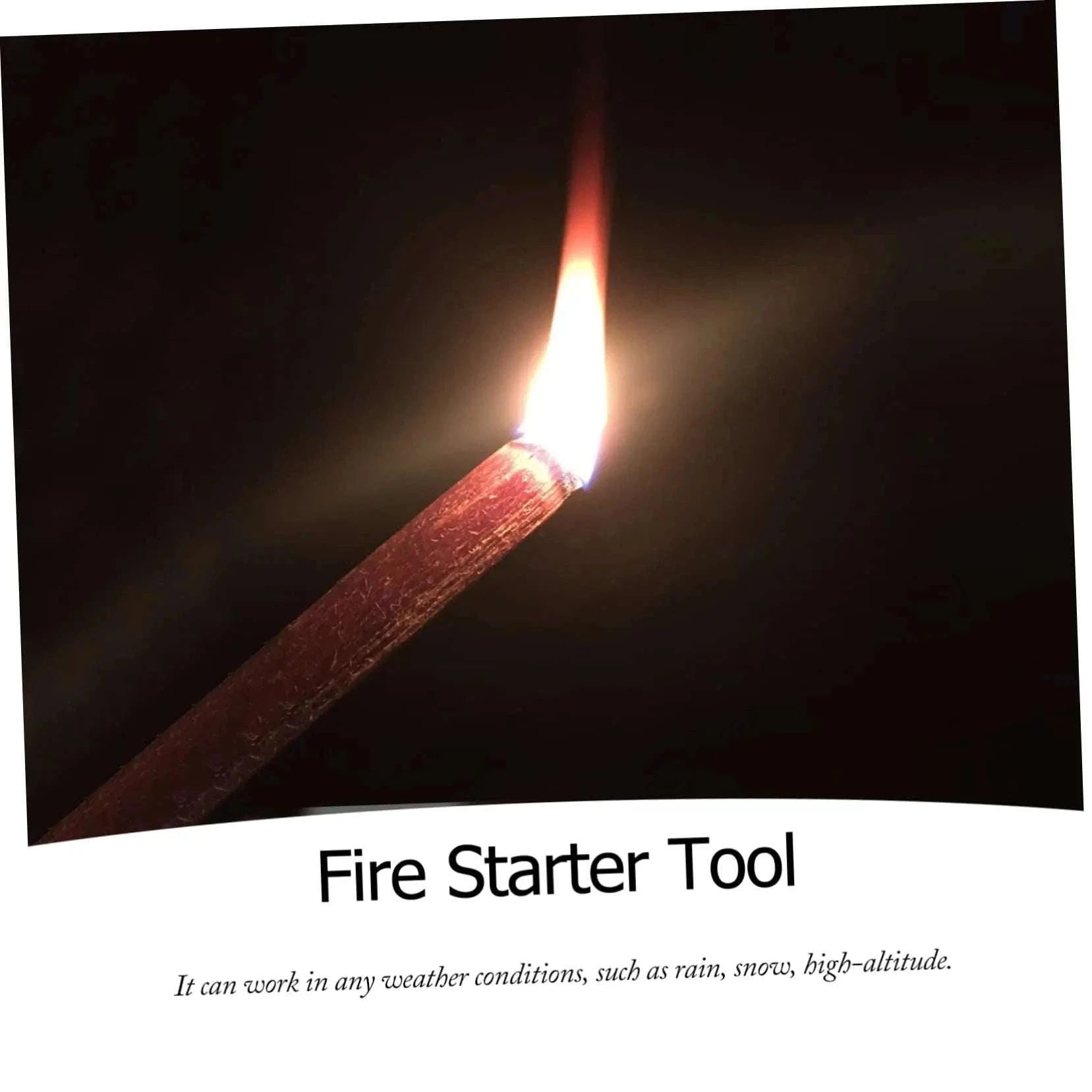 2-Piece Pure Natural Pine Wood Fire Starter Matches-2 Pcs