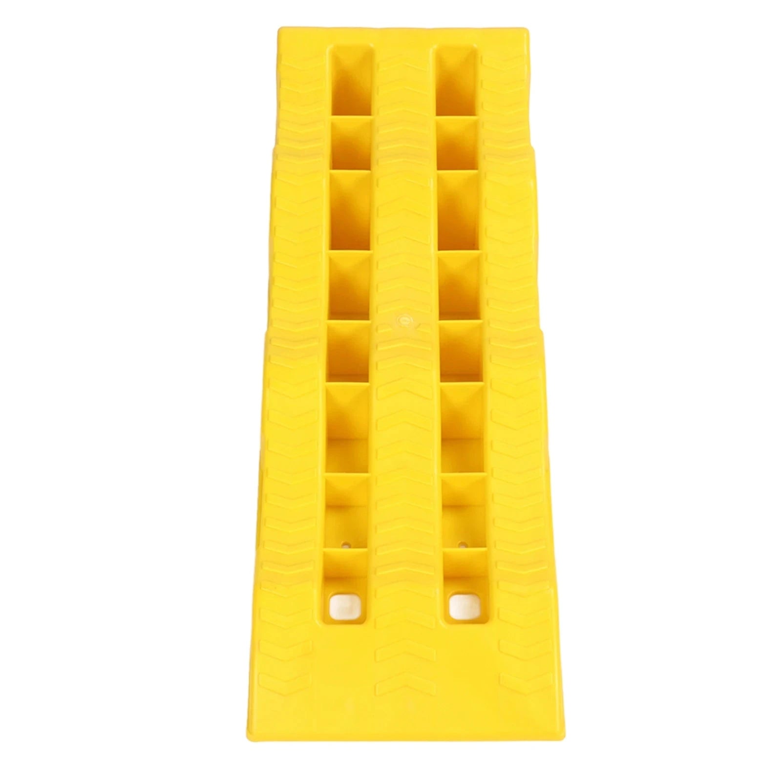 2-Piece RV Leveling Ramps 3-Stage Heavy Duty Wheel Pads-2pcs