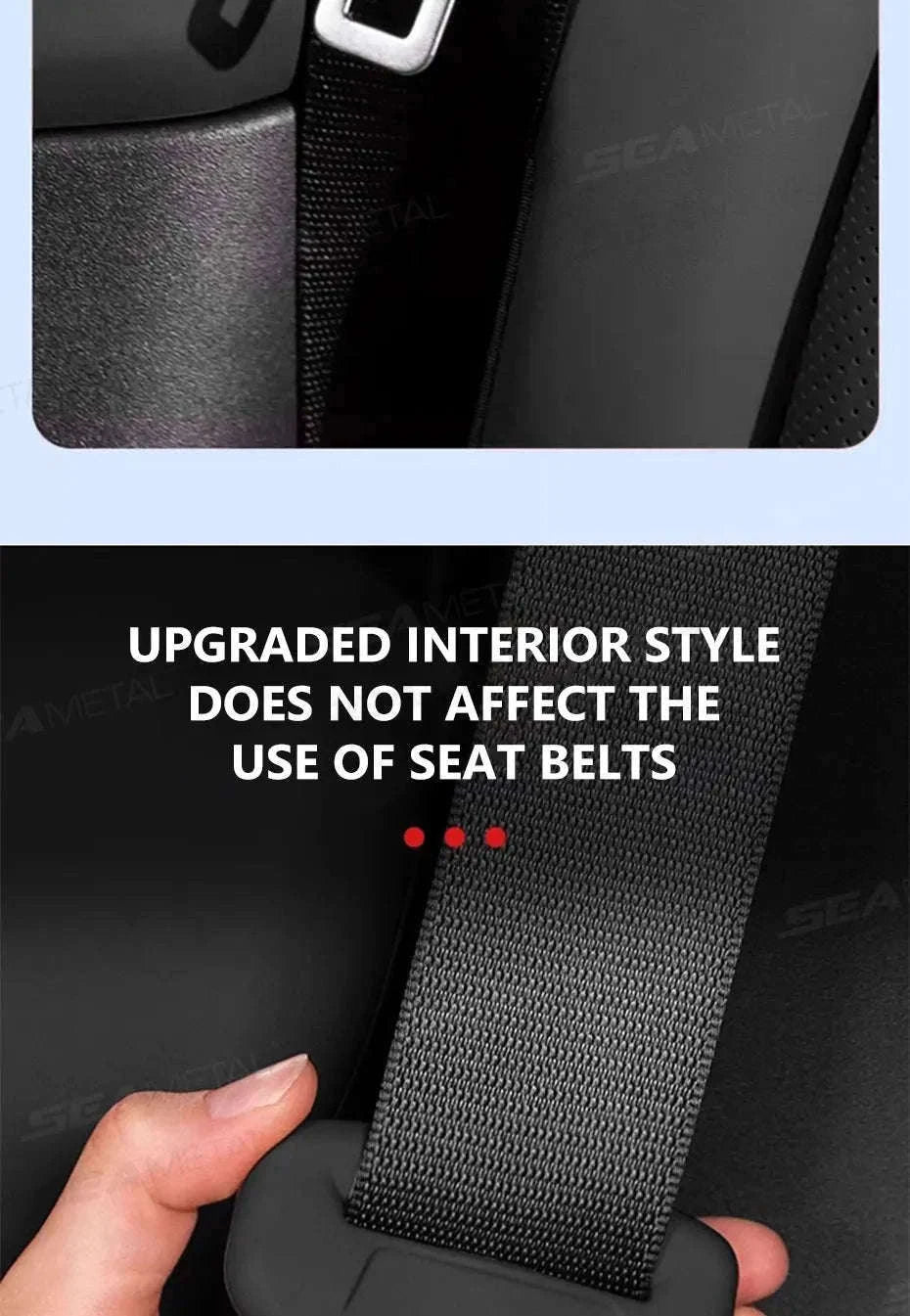 2-Piece Seat Belt Buckle Protector Rubber Cover-Brown 2pcs