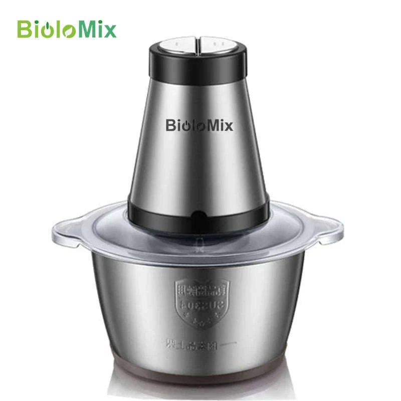 2-Speed 500W Stainless Steel 2L Electric Chopper-Standard Extra Knife / 110 V / United States|US