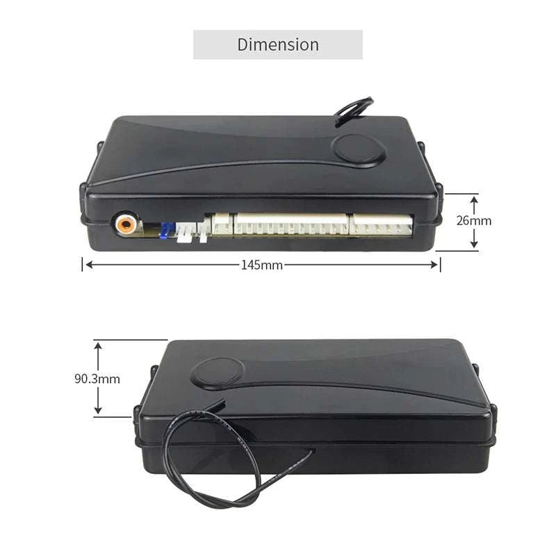 2-Way Car Alarm System with LCD Remote & Keyless Entry PKE-China Mainland