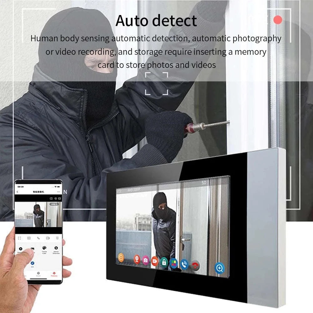 2 Wire Smart Tuya WiFi 1080P Video Intercom Doorbell-R36 1V2 7 inch