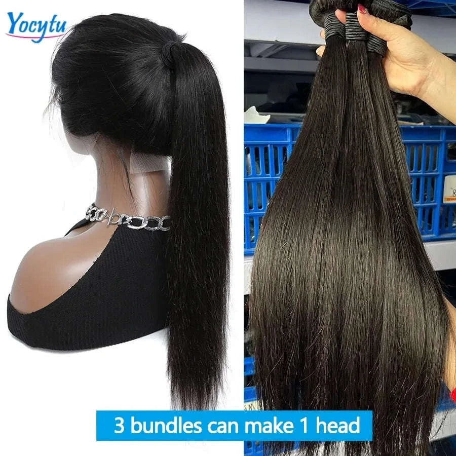 20 20 20 Inch Straight Human Hair Bundles – 100% Human Hair-Remy Hair / 15%-20% / france|20222426