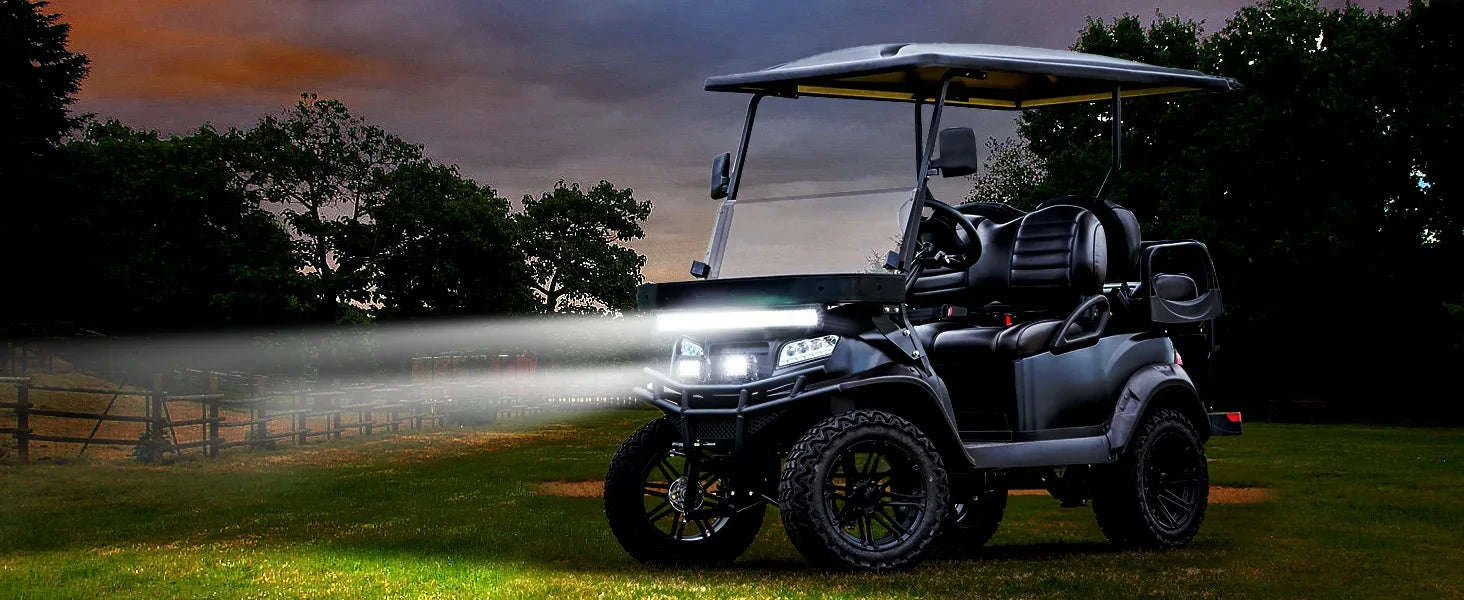 20 Inch LED Light Bar and 2 x 4 Inch LED Light Pods, 100W, 24000LM, 6500K, Waterproof Combo Beam-Default Title