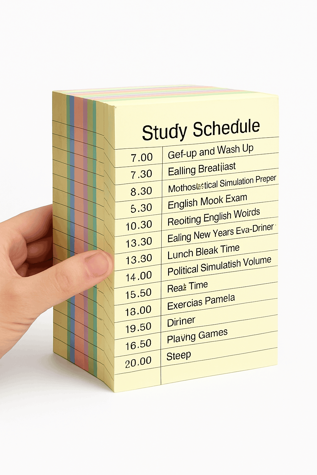 200-Sheet Line Sticky Notes with 4 Color Coding-Large 200 sheets
