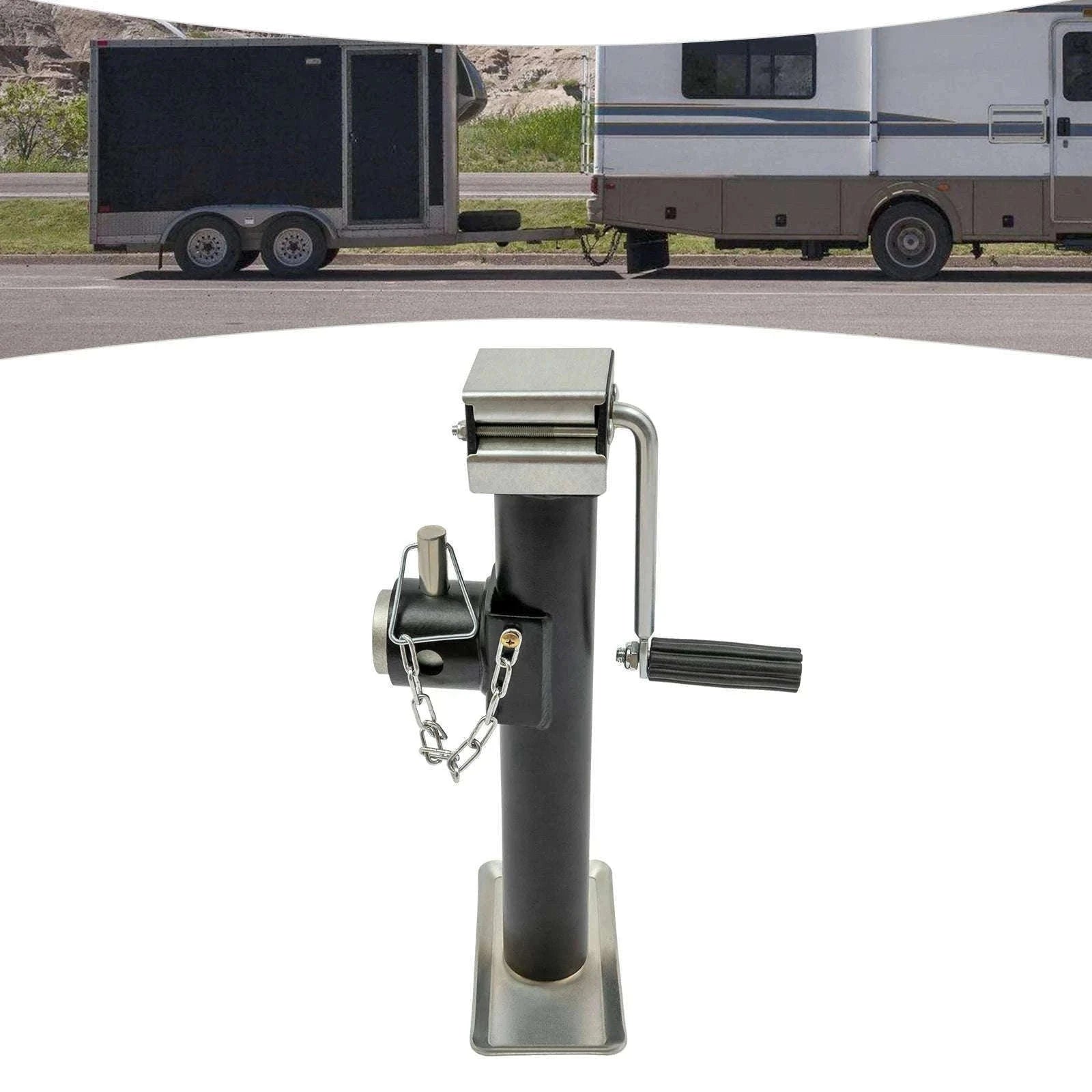 2000 lbs Weld-On Trailer Jack with Support Base-spain