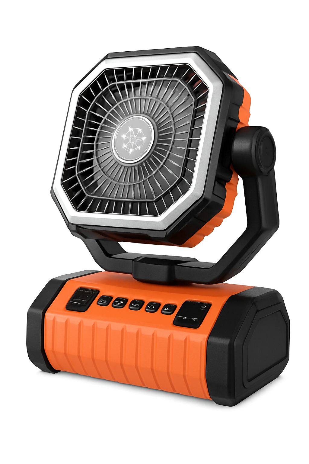 20000mAh Portable Camping Fan with LED Light