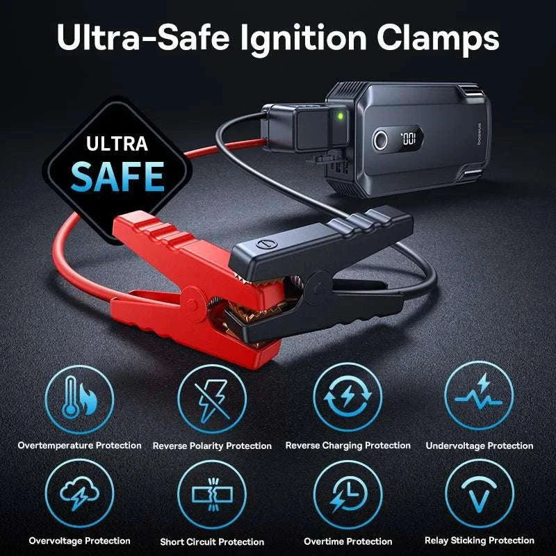20000mAh Car Jump Starter 8000A Portable 12V Battery Booster-20000mAh