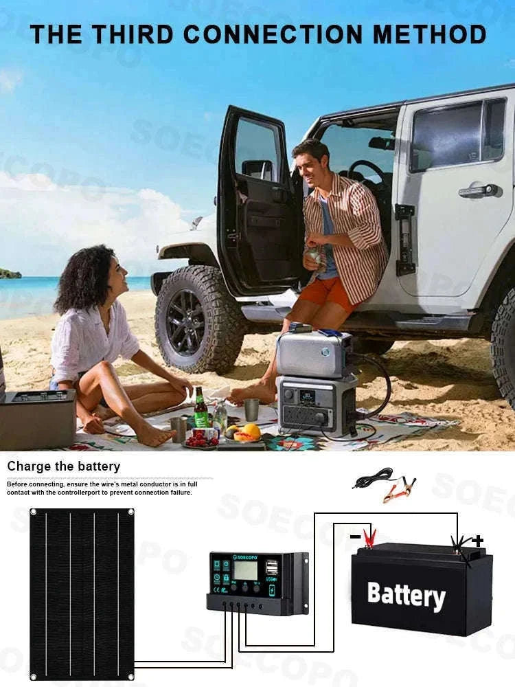 20000W Solar Power System Kit with 800W Panel & 1600W Inverter-12V 24V To 220V 50Hz