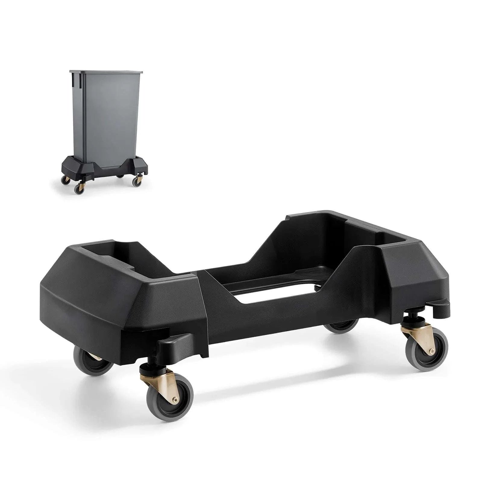 200lb Trash Can Dolly with Lockable Wheels for 16/23 Gallon Bins-200lbs / GERMANY