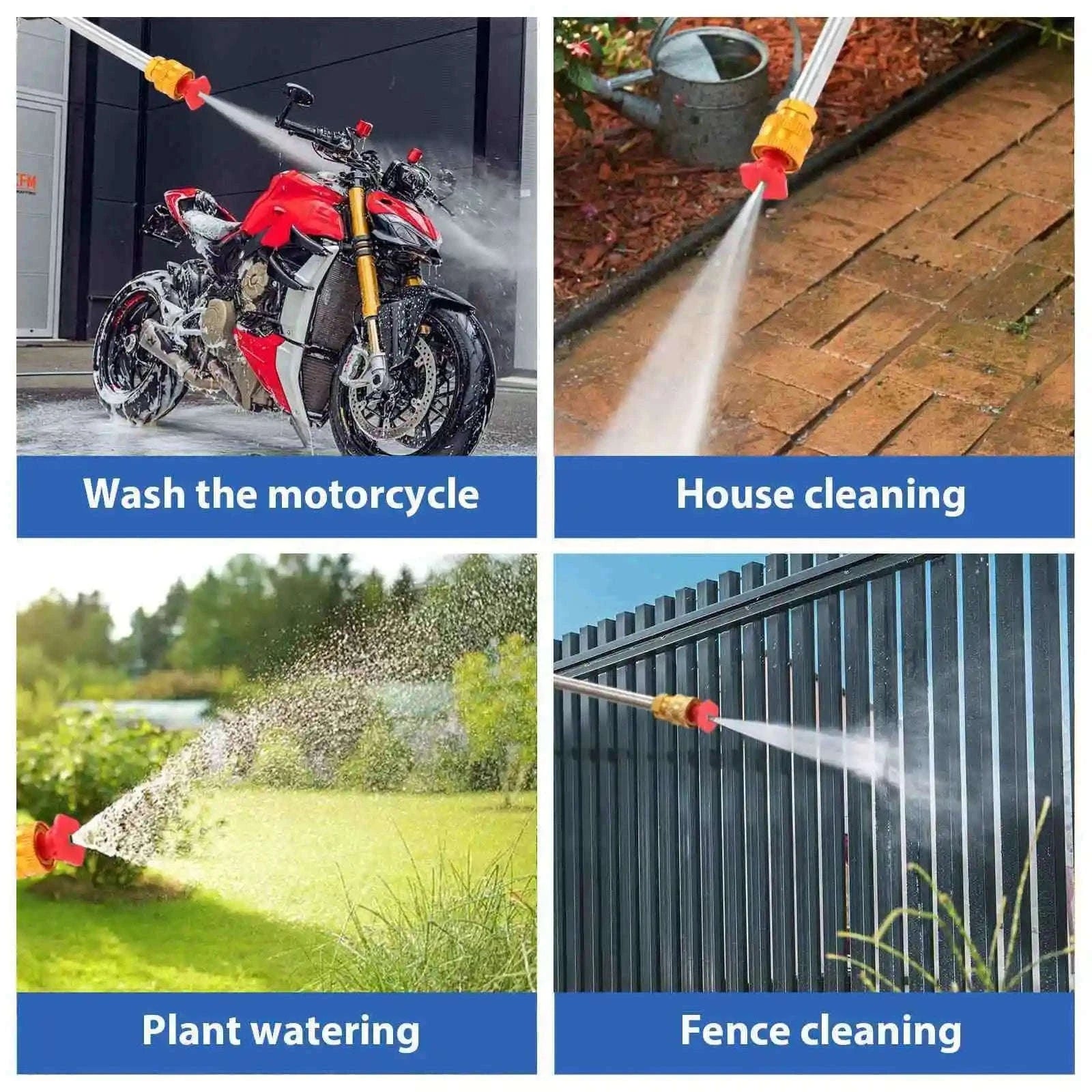 200W Cordless High Pressure Spray Gun Car Washer-With 2X15Cell Battery / Poland / Electric