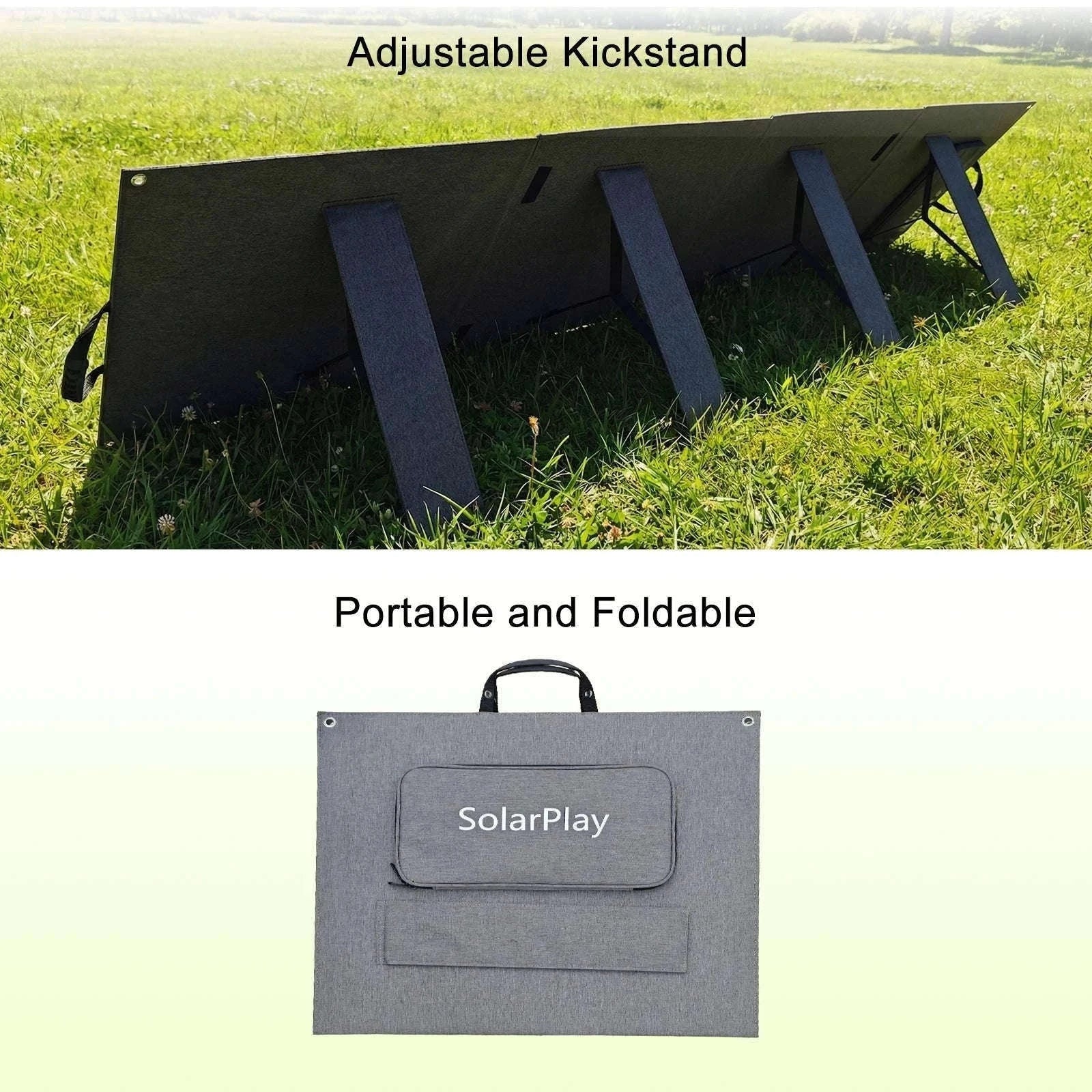 200W Foldable Solar Panel Charger for Camping & Backup Power-200W 18V / United States