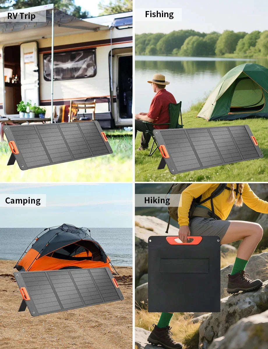 200W Foldable Solar Panel for Outdoor Charging-200W / United States