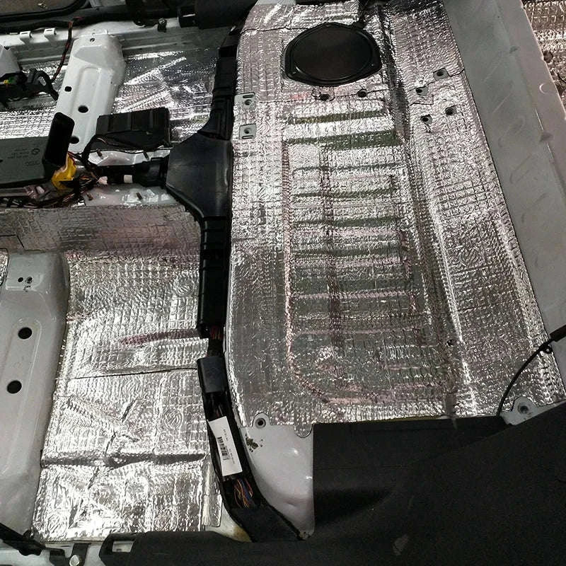 200x50cm Car Sound Deadening Mat Aluminum Foil Closed Cell Foam 5/7/10mm-7mm  200x50cm