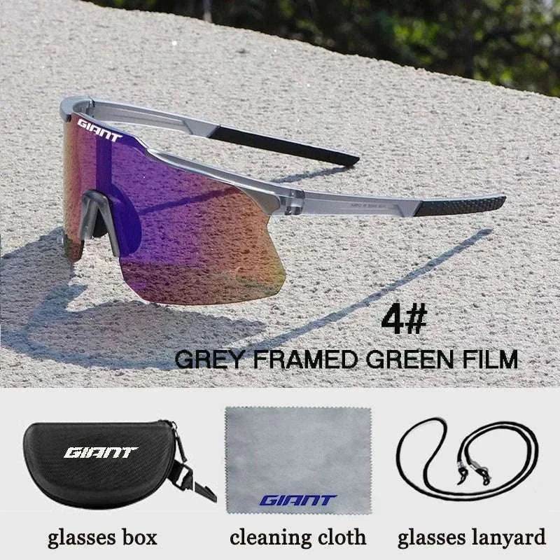 2025 Giant Cycling Glasses UV400 Anti-Fog Sports Sunglasses-C8-with-box / China Mainland