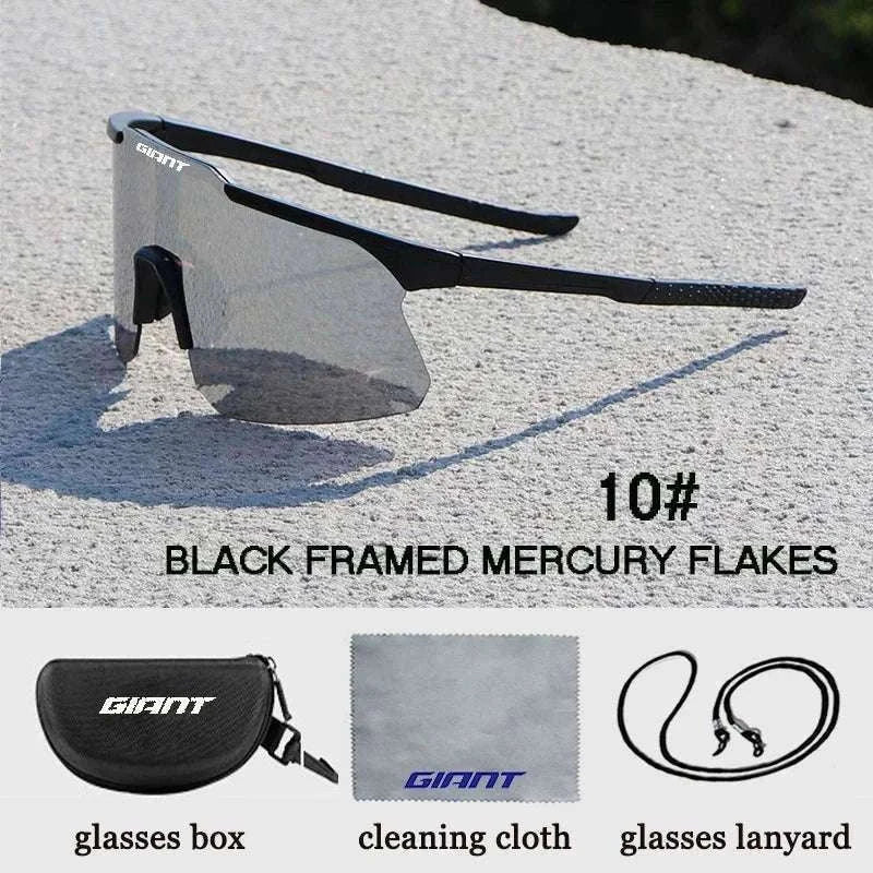 2025 Giant Cycling Glasses UV400 Anti-Fog Sports Sunglasses-C8-with-box / China Mainland