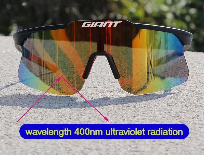 2025 Giant Cycling Glasses UV400 Anti-Fog Sports Sunglasses-C8-with-box / China Mainland
