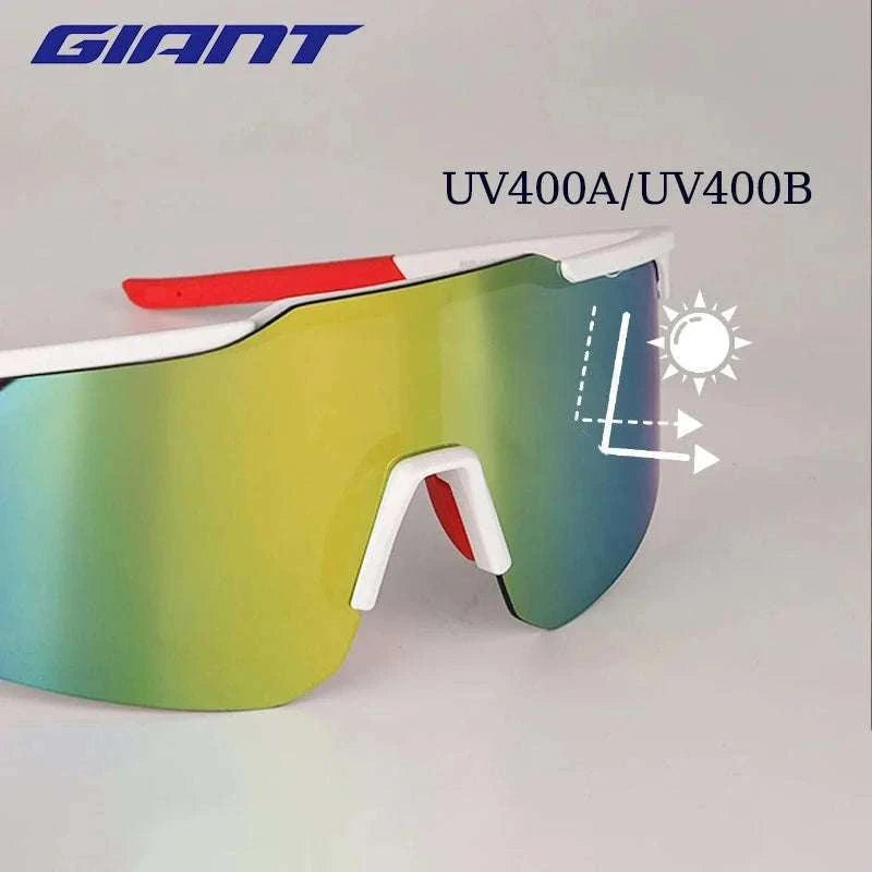 2025 Giant Cycling Glasses UV400 Anti-Fog Sports Sunglasses-C8-with-box / China Mainland