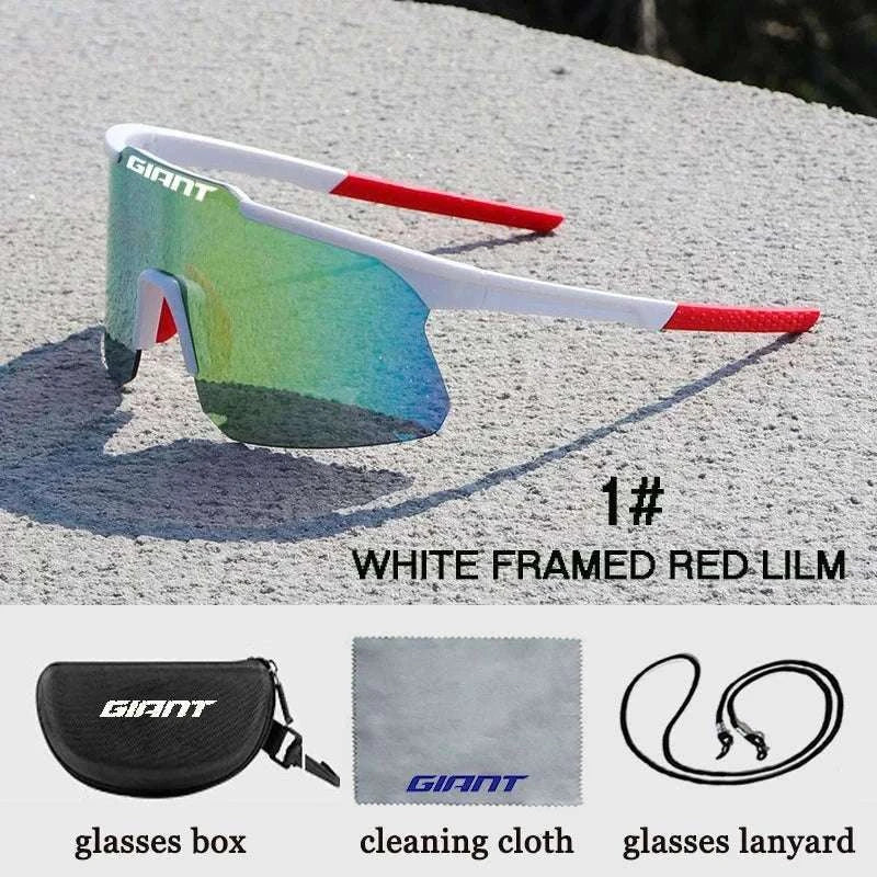 2025 Giant Cycling Glasses UV400 Anti-Fog Sports Sunglasses-C8-with-box / China Mainland