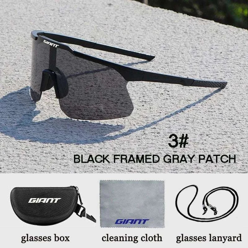2025 Giant Cycling Glasses UV400 Anti-Fog Sports Sunglasses-C8-with-box / China Mainland