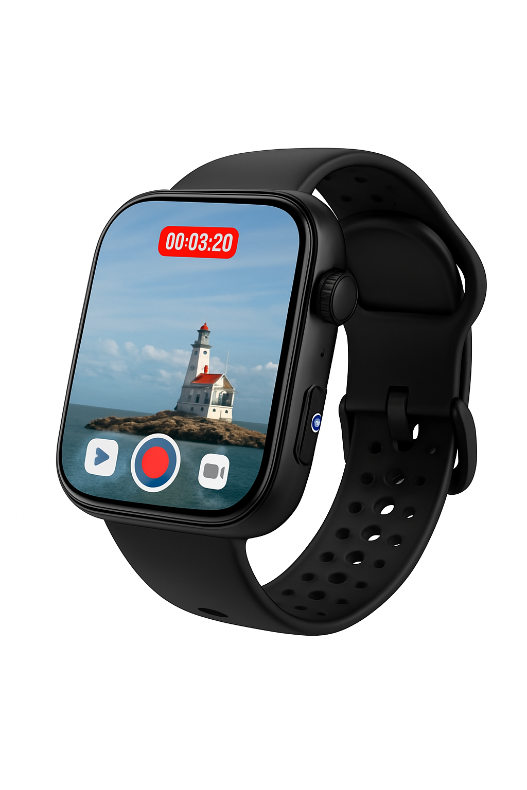 Smartwatch med kamera, Bluetooth-samtale, sundhedsovervågning