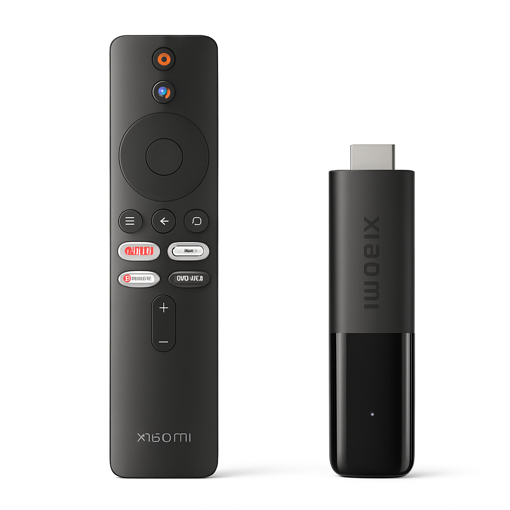 2025 Xiaomi TV Stick 4K 2:a generationen, Google TV, WiFi 6 Bärbar strömning media, Netflix Google Assistant, Smart TV-dongle BT5.2