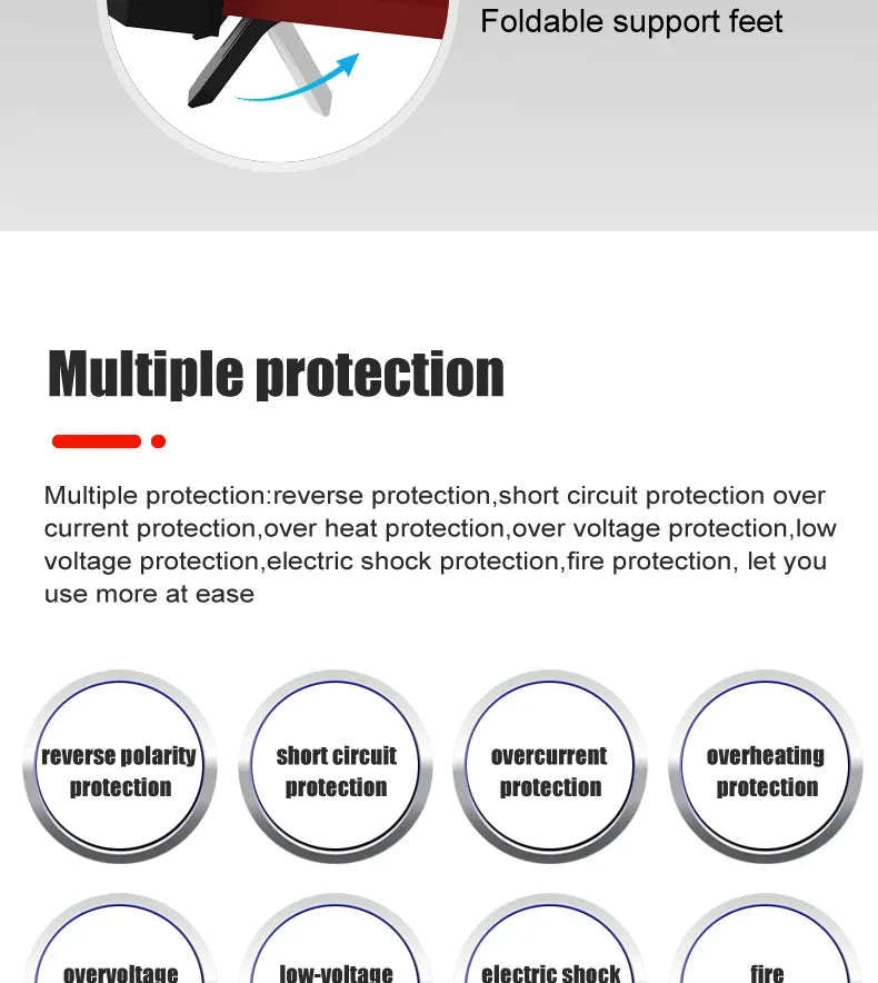 20A/10A Smart Car & Motorcycle Battery Charger 12V/24V-20A 10A red