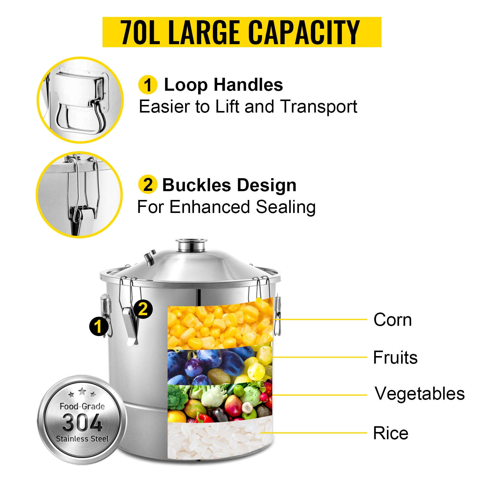 20L-70L Stainless Steel Alcohol Distiller Kit-20L / United States