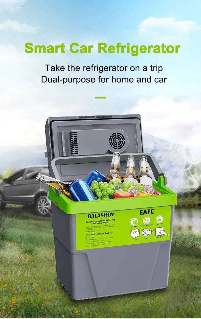 20L Portable Mini Fridge Cooler & Warmer for Car, Home, Travel-Home or Car / UK