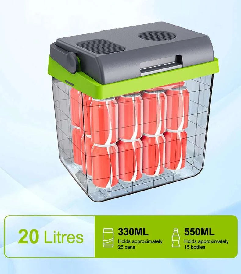 20L Portable Mini Fridge Cooler & Warmer for Car, Home, Travel-Home or Car / UK