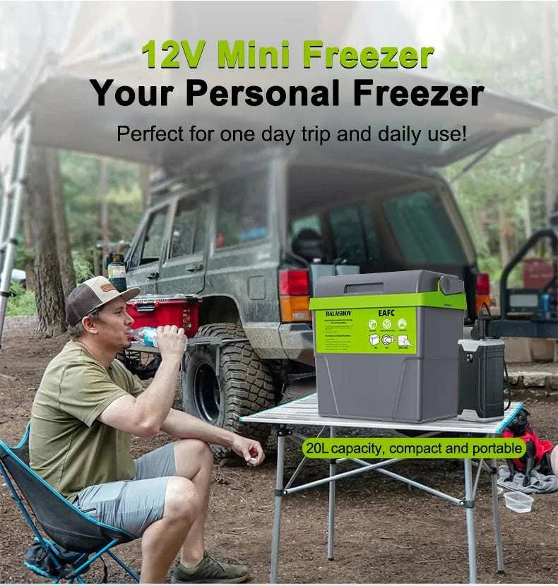 20L Portable Mini Fridge Cooler & Warmer for Car, Home, Travel-Home or Car / UK