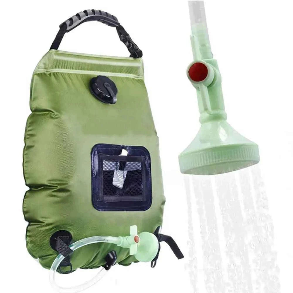 20L Solar Shower Bag with Shower Head for Camping-Simple style