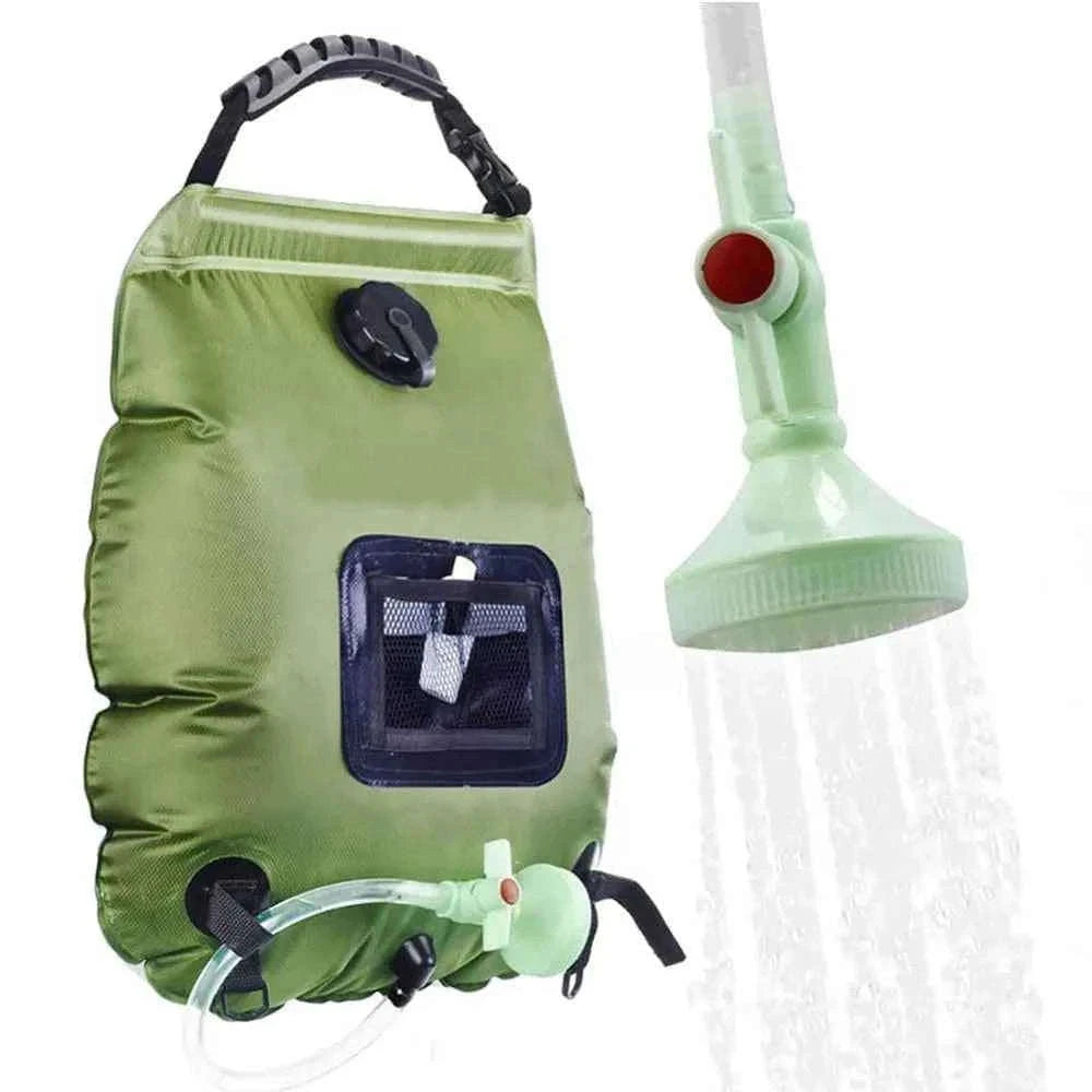 20L Solar Shower Bag with Shower Head for Camping-Simple style