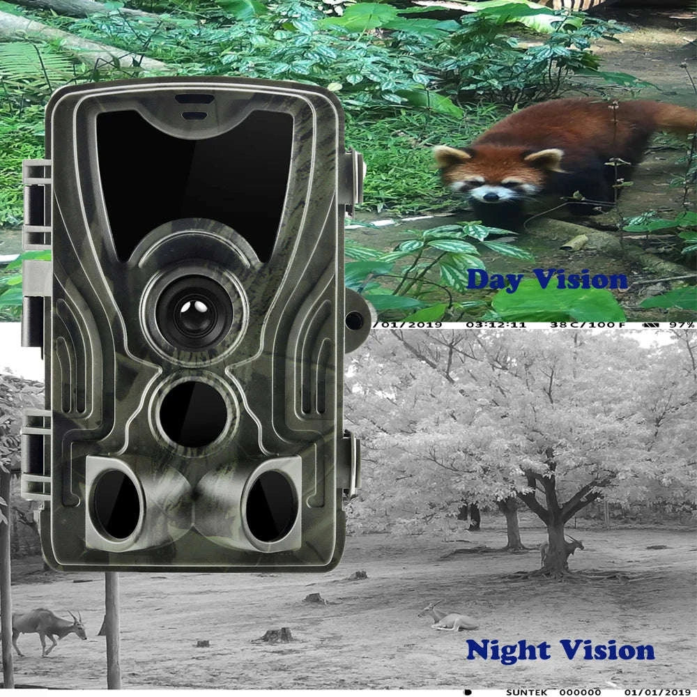 20MP 1080P Outdoor Trail Camera with 5000mAh Battery-EU PLUG