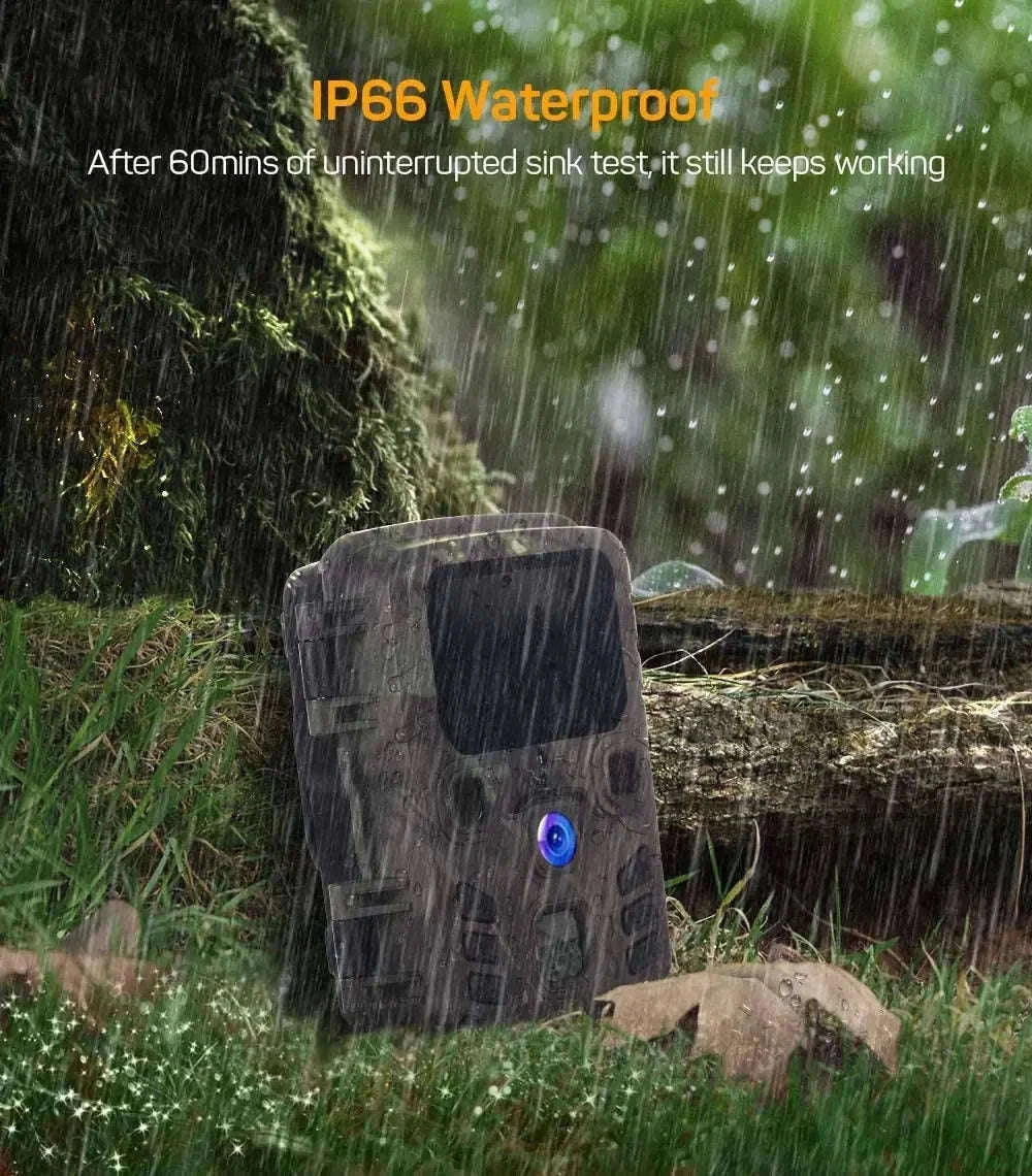 20MP 1080P Trail Camera with Night Vision and IP65 Water Resistance-Default Title
