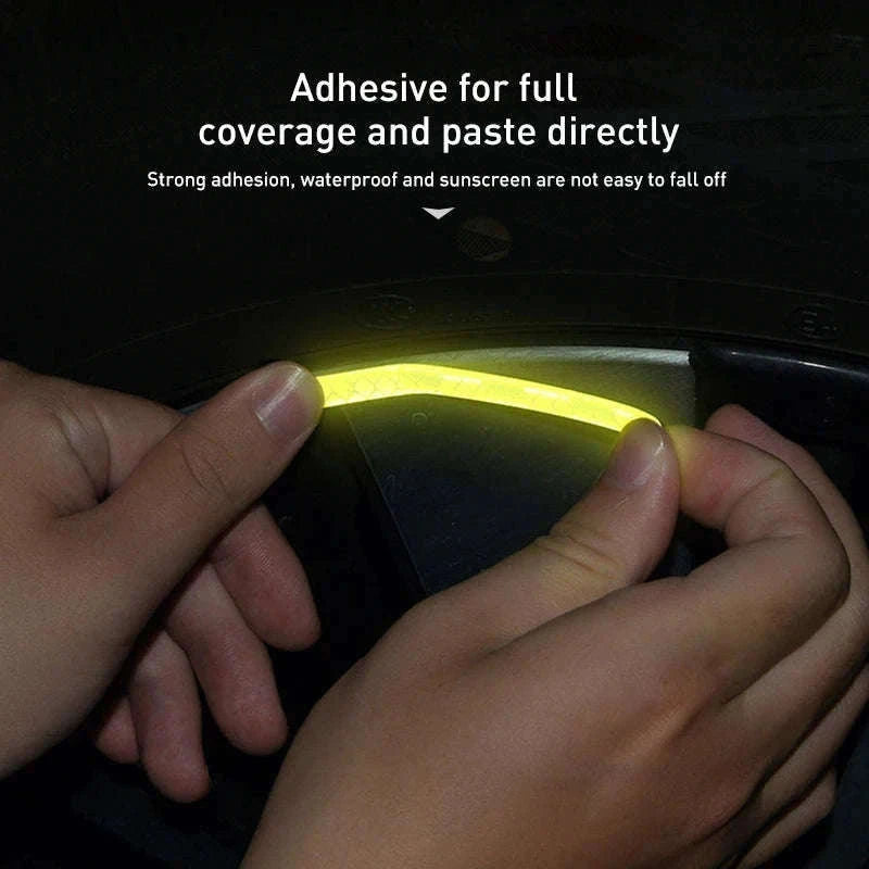 20pcs Car Wheel Reflective Stickers for Tire Rim-20 pcs white
