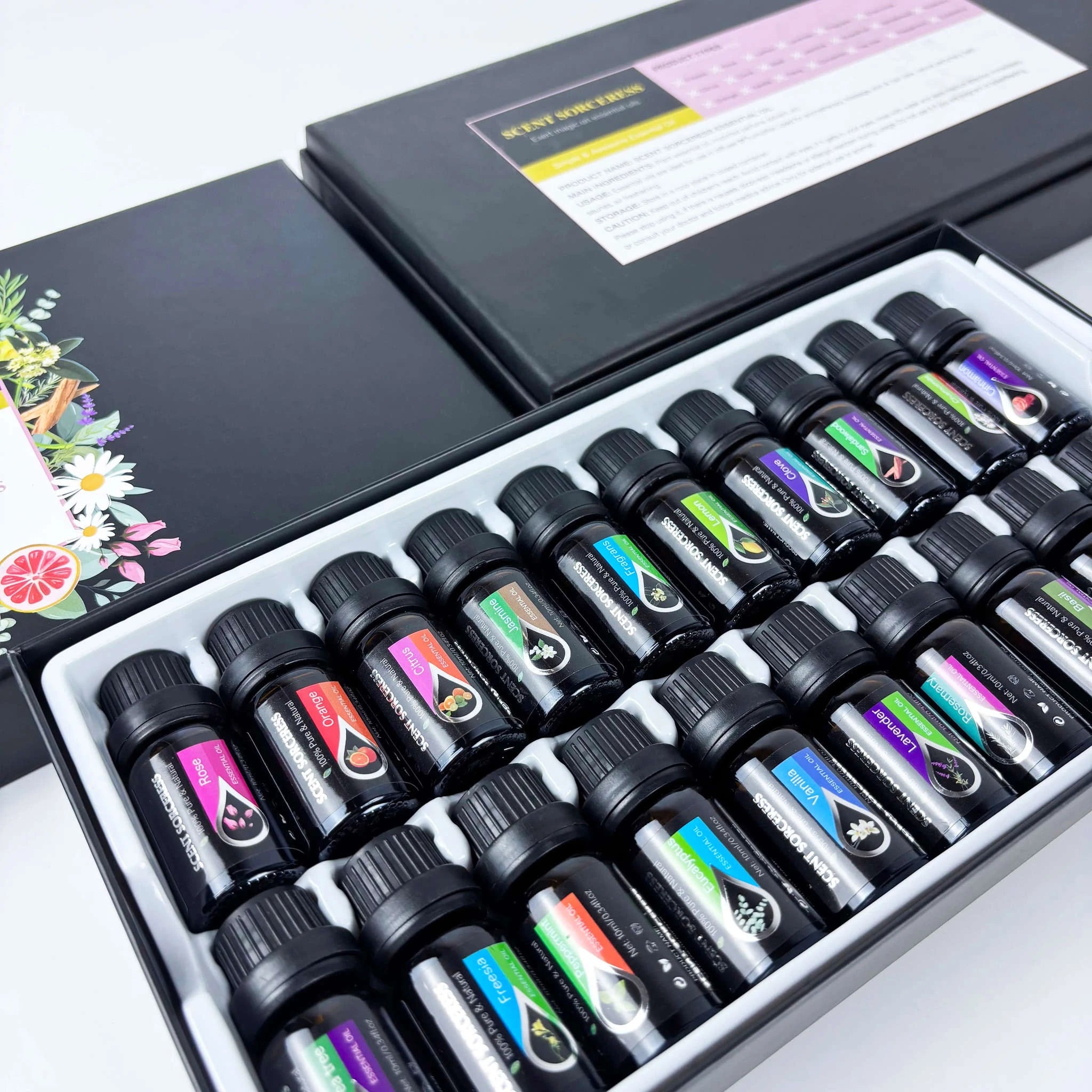 20pcs Essential Oil Set for Aromatherapy, Massage & Home Fragrance-20pcs set / United States / 10ml