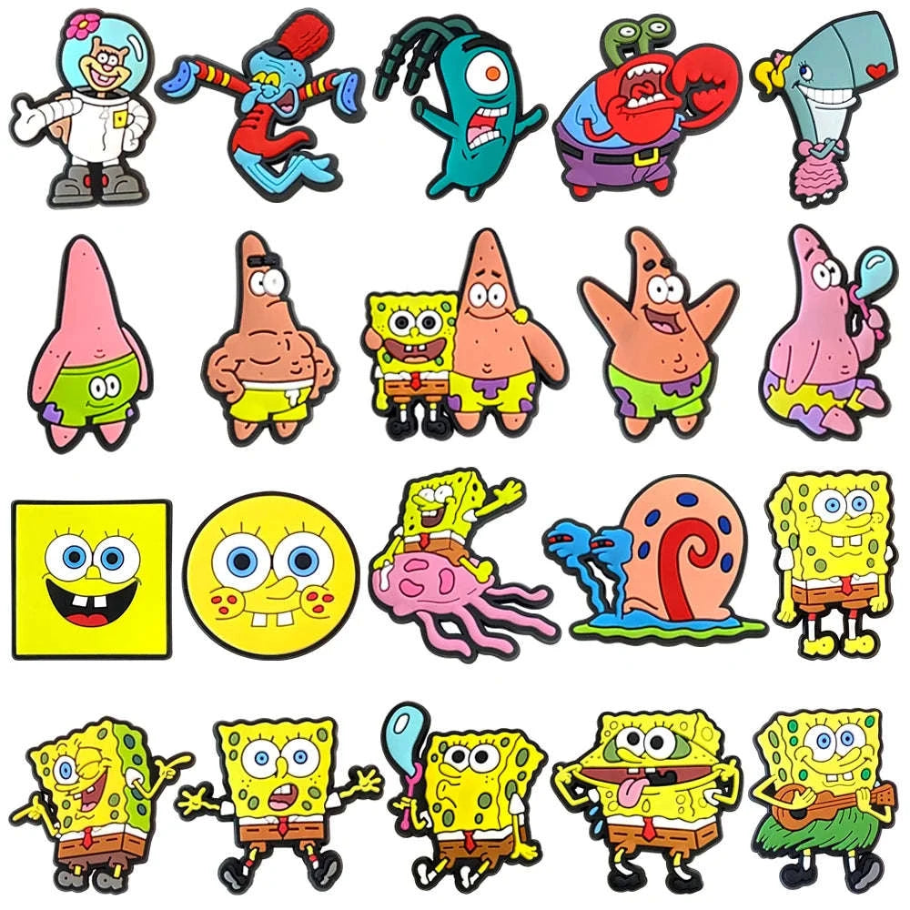 20pcs SpongeBob Shoe Charms Set-20PCS