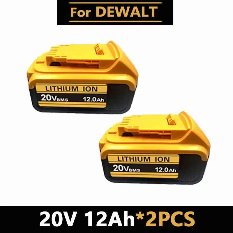 20V 12.0Ah Li-Ion Power Tool Battery Replacement-Champagne / United States