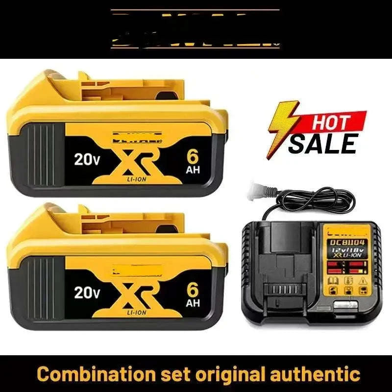 20V 12.0Ah Li-Ion Power Tool Battery Replacement-Champagne / United States