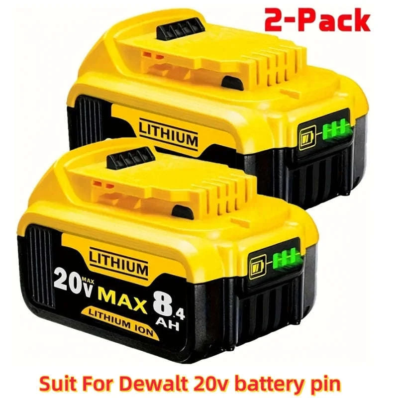 20V 8.4Ah Lithium-Ion Replacement Battery for Hand Drill-2pcs / United States