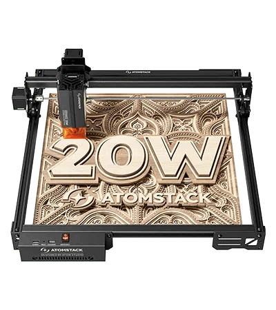 20W Laser Engraver with 400×400mm Area & Bluetooth Control-A10 PRO V2 / United States / US Plug