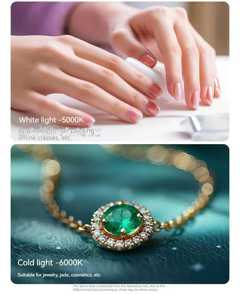 20W LED Ring Fill Light with Adjustable Color & Battery Power-ZGRL02