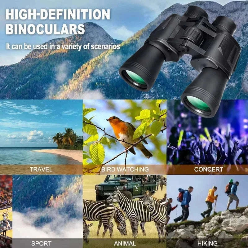 20x50 Binoculars for Bird Watching and Outdoor Viewing-Black 20X50