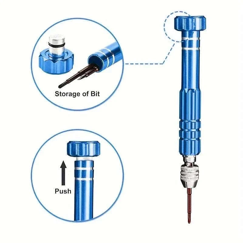 212pcs Watch Repair Tool Kit for Battery, Strap and Case Opening-212pcs