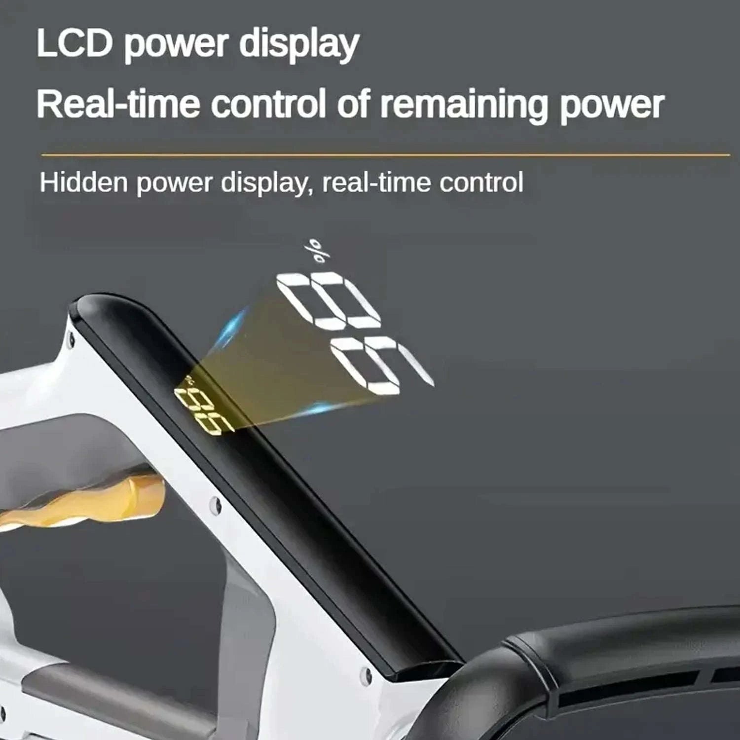 21V Cordless Weed Trimmer with Wheels, LED Display & 3 Blades-2 pcs batteries / france